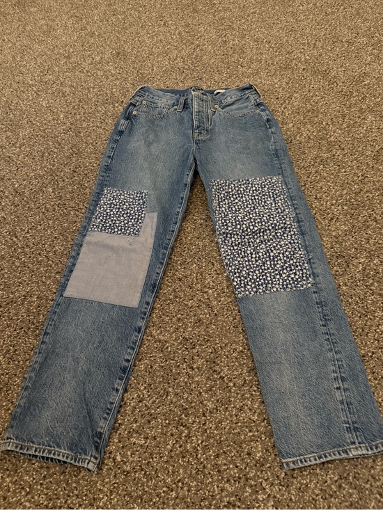 J. Crew Denim - J. Crew Blue Patchwork Boyfriend Jeans